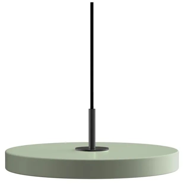 Jasnozielona lampa wisząca LED z metalowym kloszem ø 31 cm Asteria Mini – UMAGE