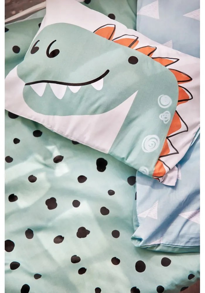 Bawełniana jednoosobowa pościel dziecięca 140x200 cm Dino – Bonami Selection