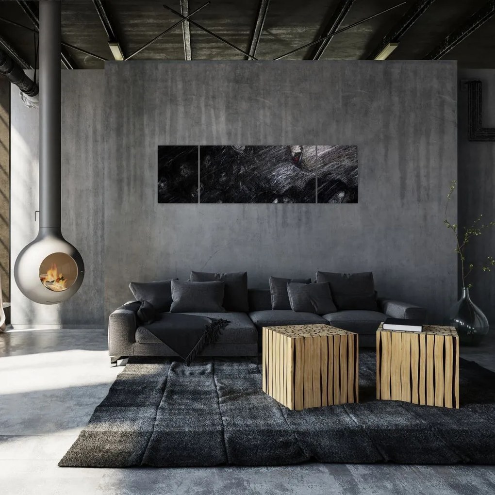 Obraz - Smutek i wyrzeczenie (170x50 cm)