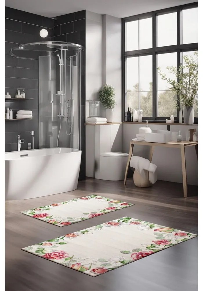 Dywaniki łazienkowe zestaw 2 szt. 60x100 cm – Foutastic