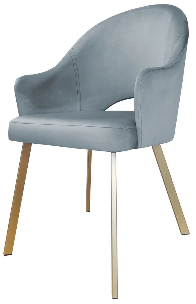 Krzesło obrotowe Velvet podstawa Profil złota BL06