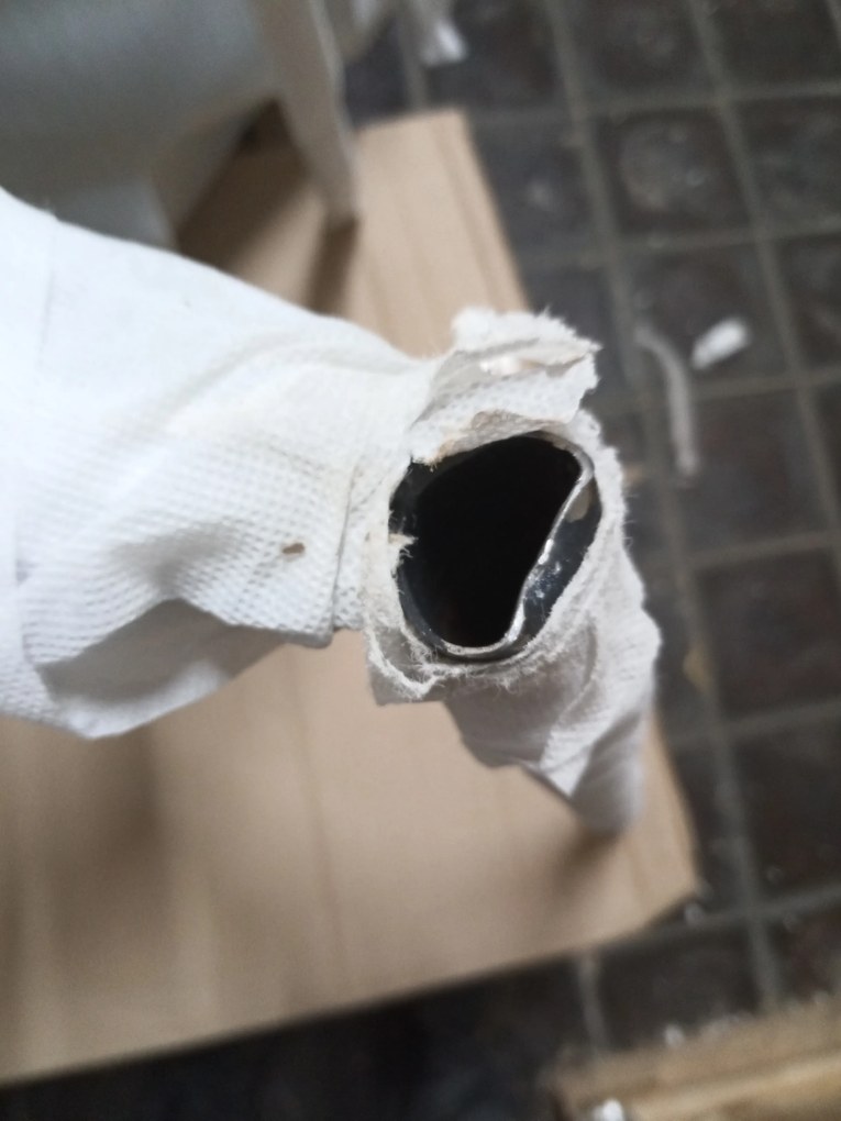 PROMOCJA Szare krzesło FOX z czarnymi nogami II. gatunek