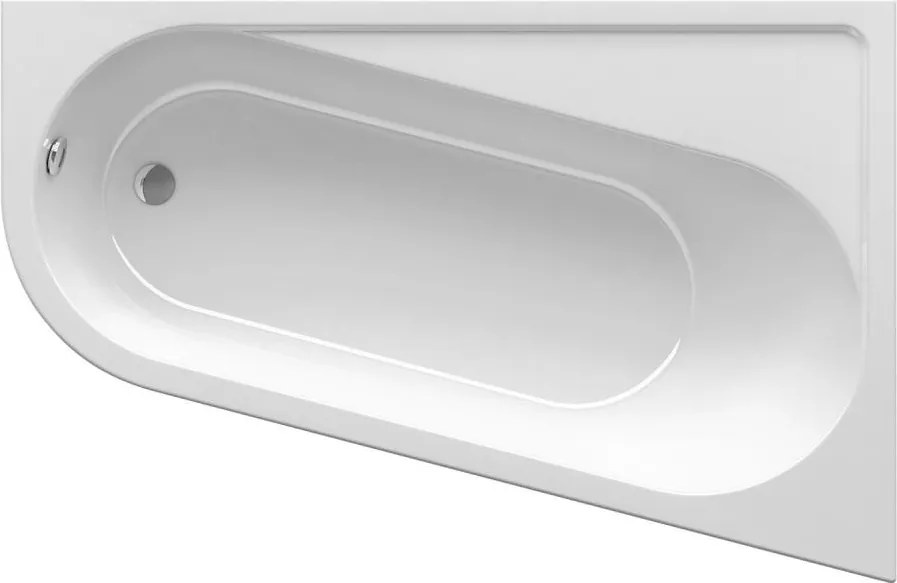 Ravak CA41000000 - Wanna narożna CHROME 170x105 cm akryl/biały