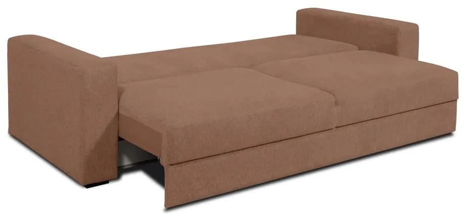 Brązowa sofa rozkładana 238 cm Resmo – Scandic