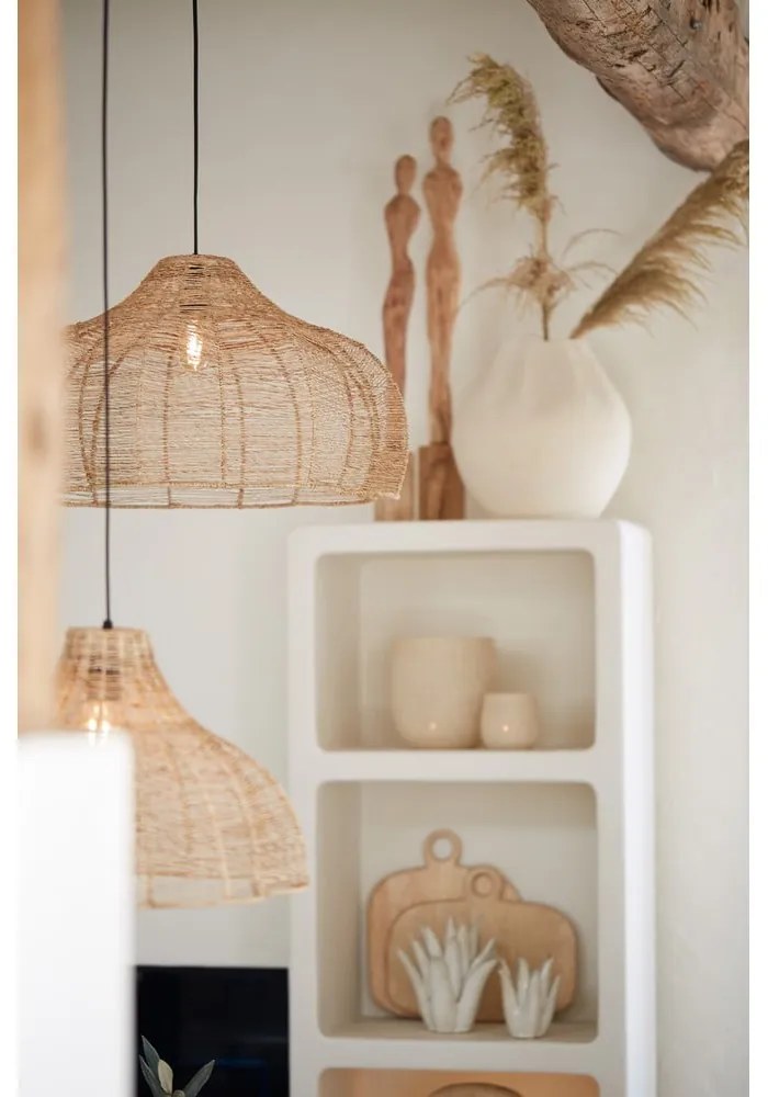 Naturalny abażur ø 60 cm Tonoda – Light &amp; Living