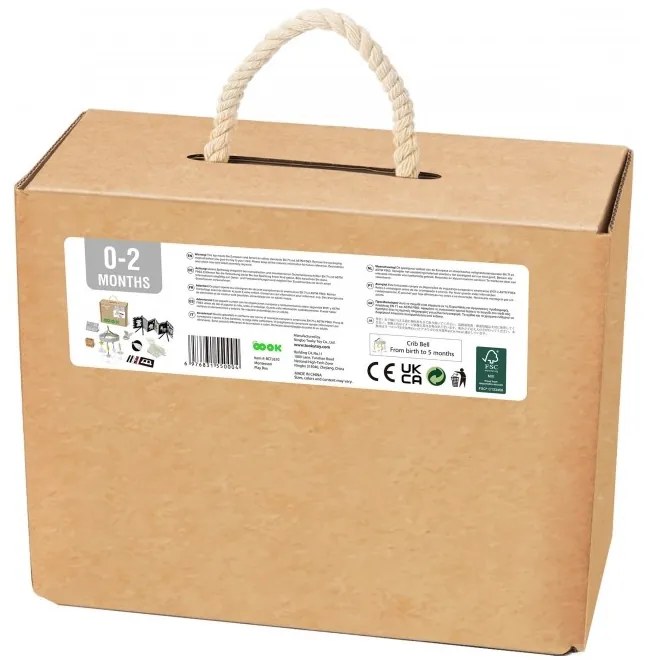 Tooky toy box pudełko xxl montessori edukacyjne 7w1 sensoryczne 0-2 mies