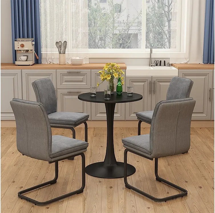 Stół do jadalni czarny 60x60x73 carl