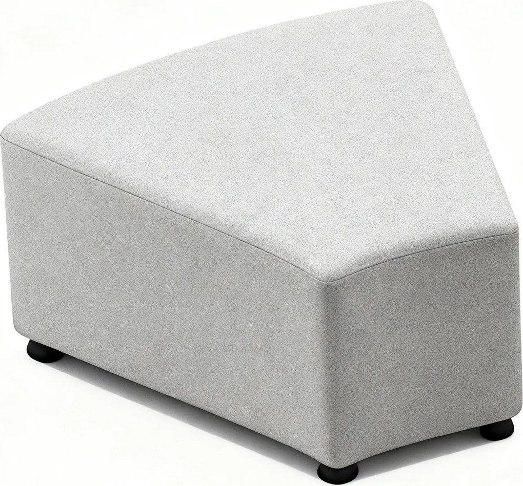 Siedzisko LEA, trójkąt, jasnoszare