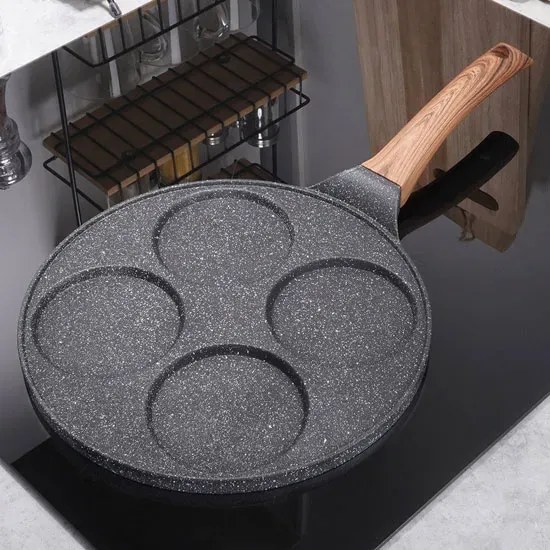 Granitowa patelnia do jajek i placuszków 26cm - Zirex 7X