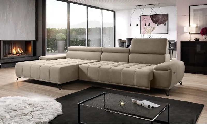 Narożnik PALLADIO MINI z elektryczną regulacją siedziska WERSAL