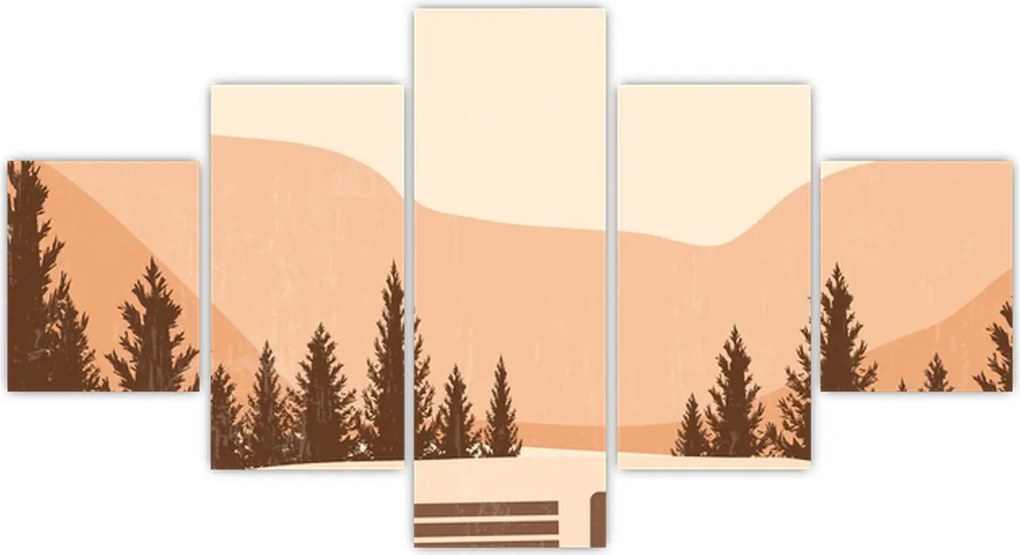 Obraz - Vintage van N⁰2 (125x70 cm)