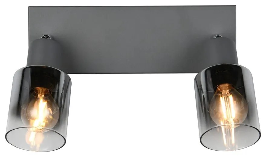 Antracytowa lampa punktowa ø 7 cm Cadiz – Reality