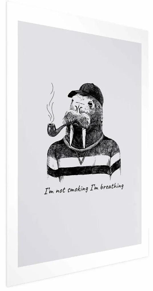 Plakat Smoking 21x30 cm bez ramy z marginesem ARTGEIST B