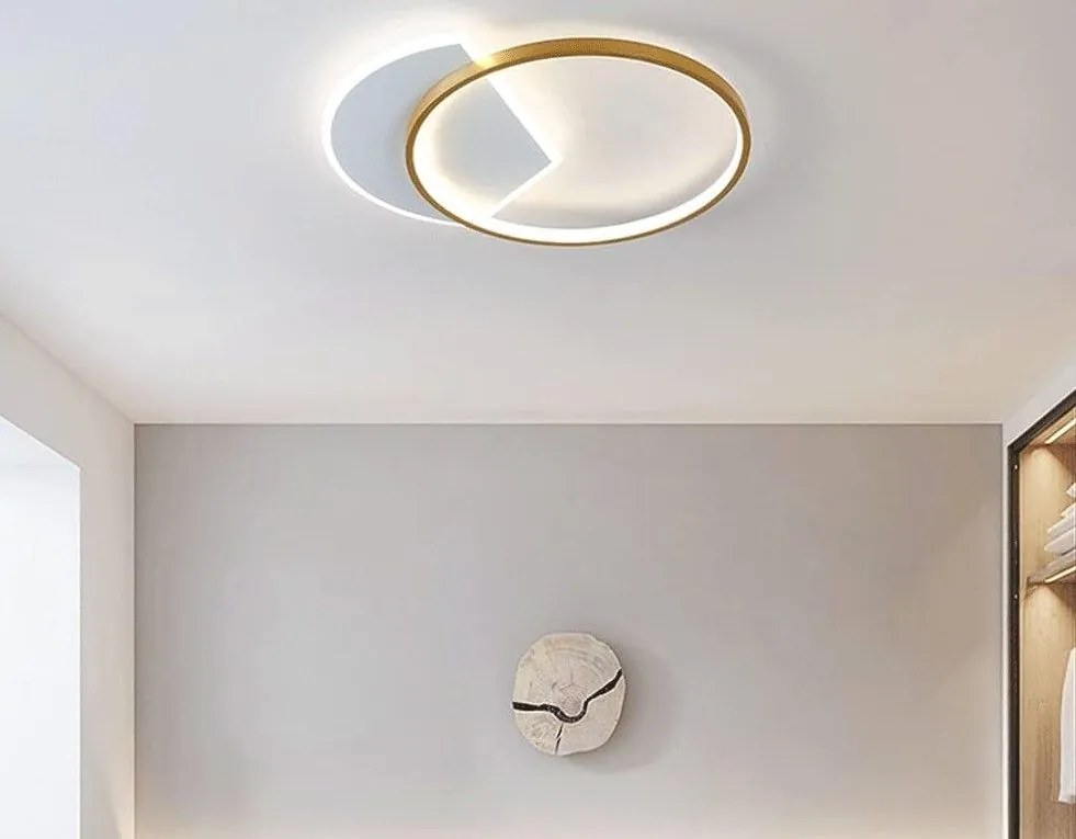 Lampa sufitowa LHJ078-C 40 CM GOLD LED