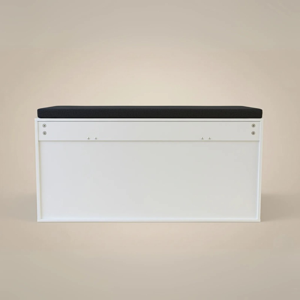 Szafka na buty z siedziskiem i wysuwanymi półkami GRADIA, 100 x 34 x 50 cm