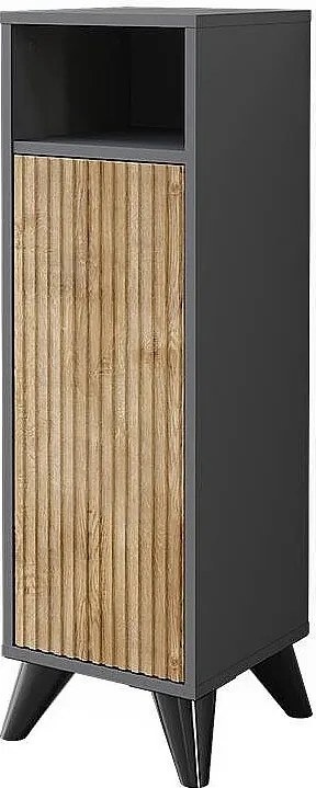 Szafka Midi antracyt/dąb górski 30x30x97 leano