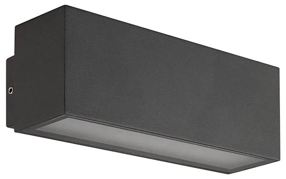 Redo 90096 - Oprawa zewnętrzna LED PLANIT/10W/230V 3000K IP54, antracyt