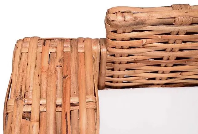 Rattanowa sofa trzyosobowa - Sigvart 3Q