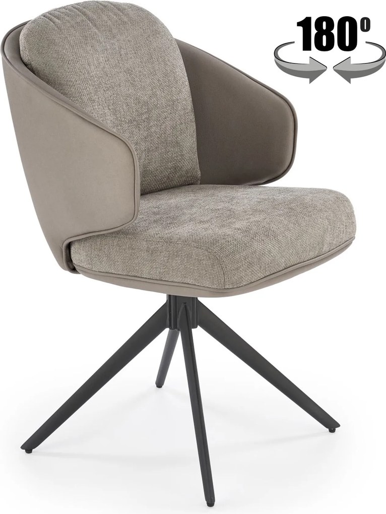 Fotel do jadalni z funkcją obracania K554 Halmar