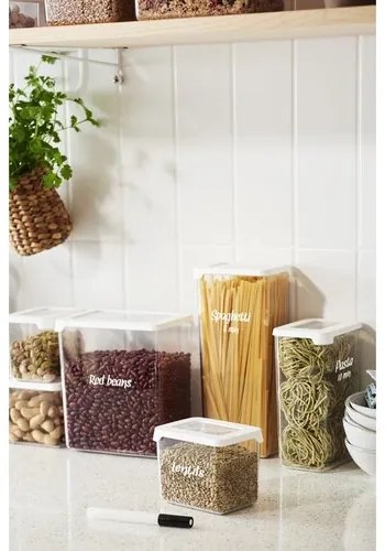 SmartStore Plastikowy słoik modułowy, 1600 ml, 13 x 9 x 20 cm, 1600 ml