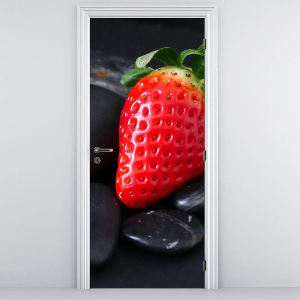 Fototapeta na drzwi - Truskawka (95x205cm)