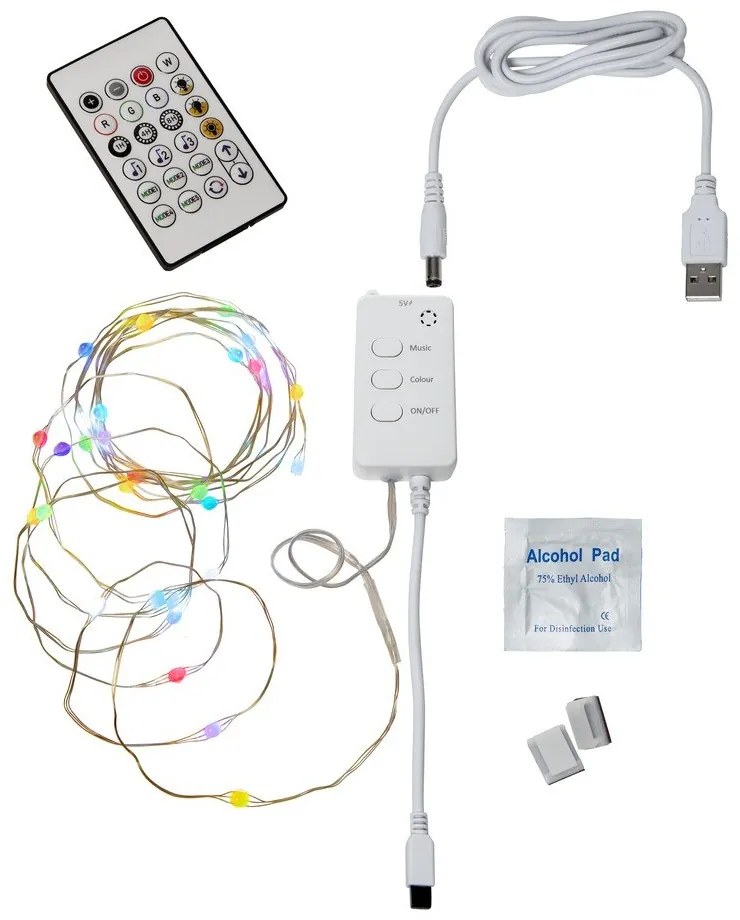 Girlanda świetlna na USB liczba żarówek 30 szt. długość 300 cm Smart Strip – Star Trading