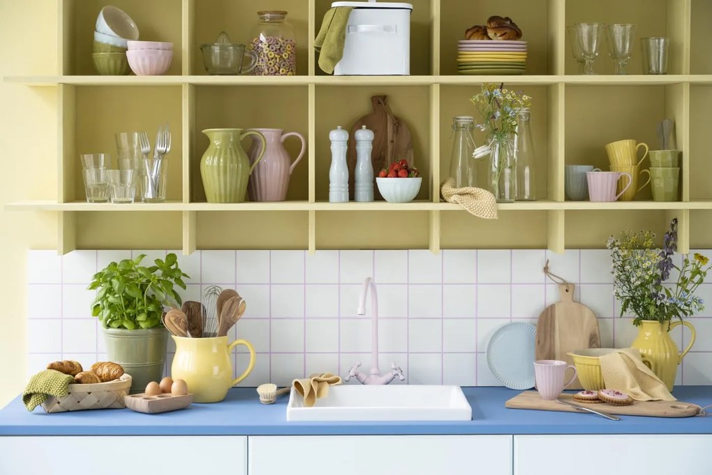 Żółta ceramiczna misa na ciasto MYNTE LEMONADE