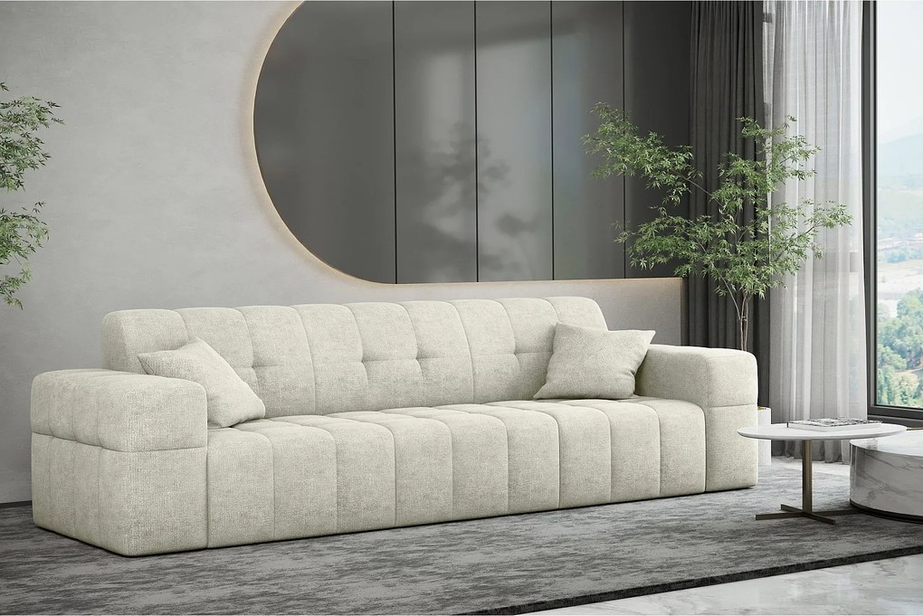 Sofa trzyosobowa NIMES, tkanina Perfect Harmony, Kremowy