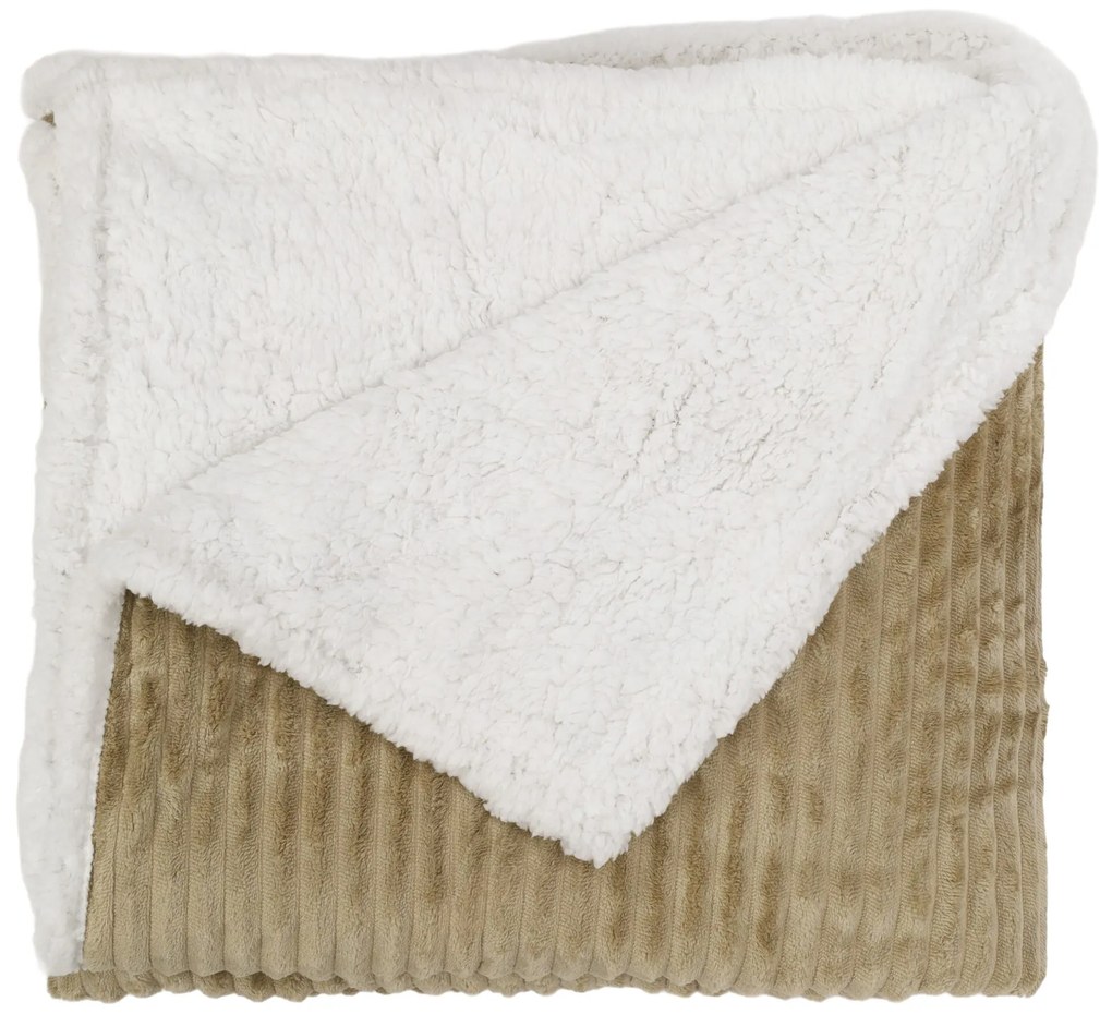 Koc dwustronny z barankiem 130 x 170 cm