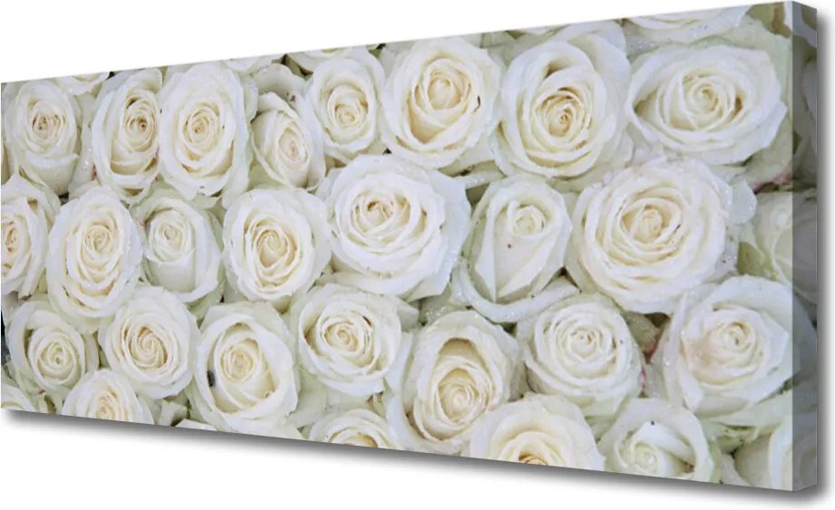 Obraz na płótnie Bukiet Herbacianych Róż