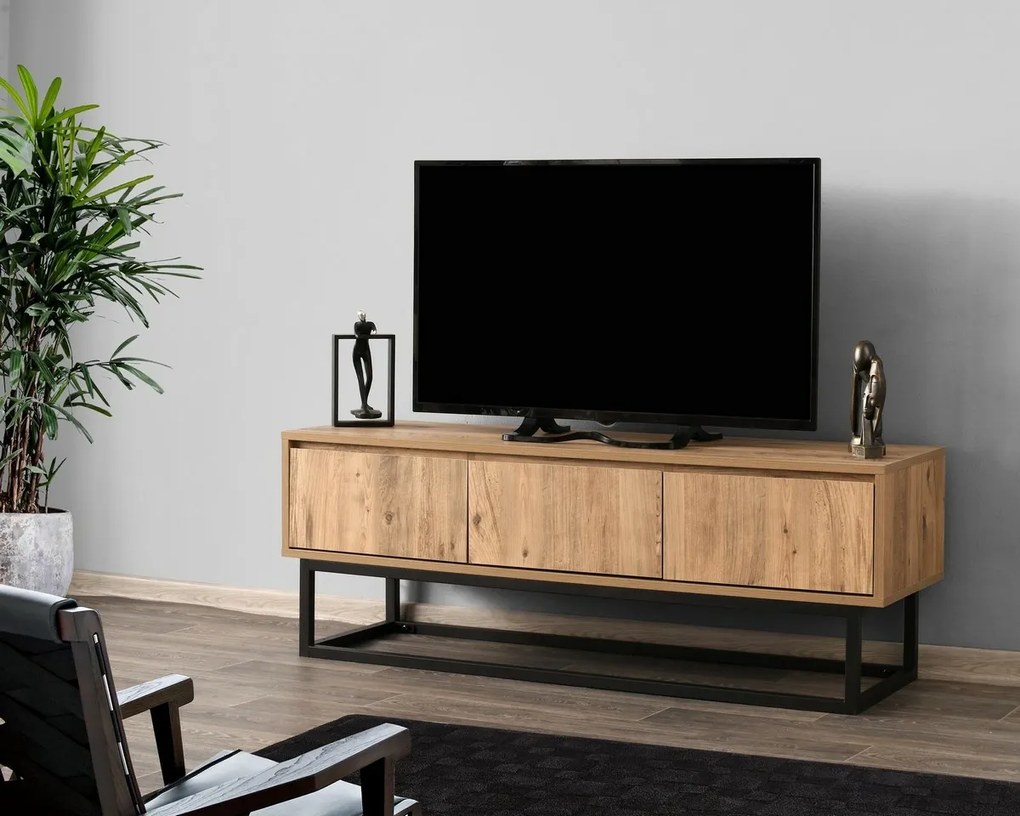 Szafka pod telewizor Tilsim Black and Pine