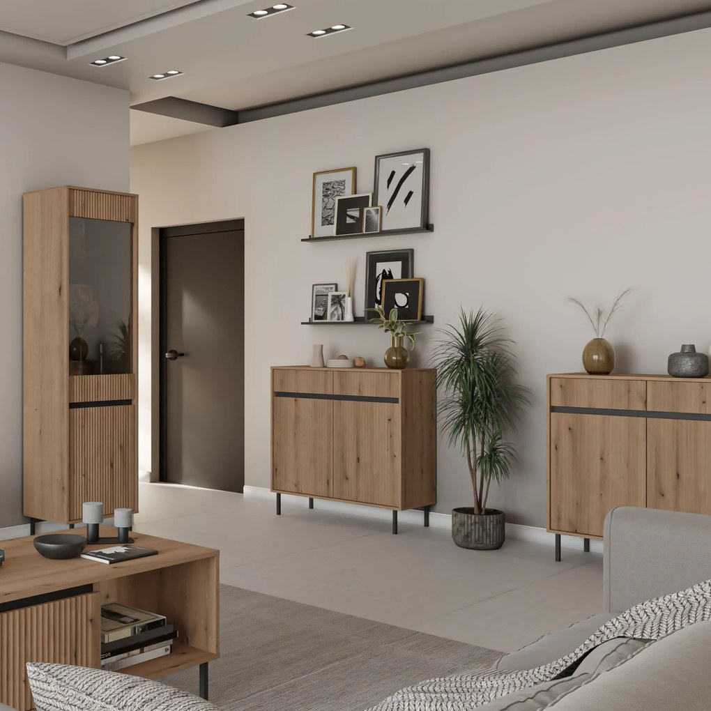 Komoda OSTIA 100 cm do Salonu Sypialni Dąb evoke coast