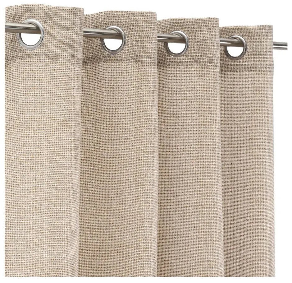 Brązowa zasłona 140x260 cm Cuadrille – Casa Selección