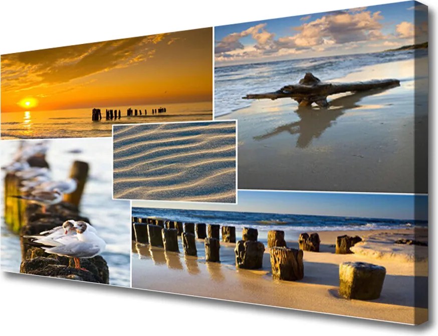 Zdjęcie na płótnie Lazurowy Ocean i Piasek