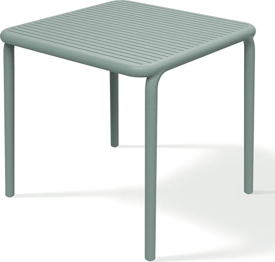 Kwadratowy stół ogrodowy Brene 80 cm, z tworzywa