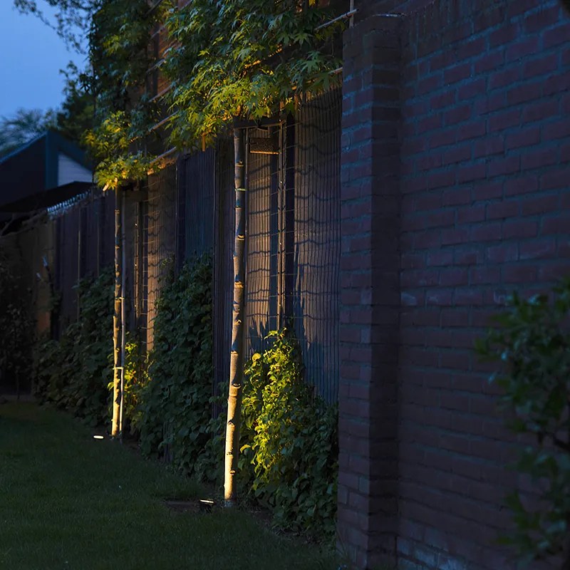 Nowoczesny reflektor czarny z przewodem i wtyczką 200 cm IP65 - Basic