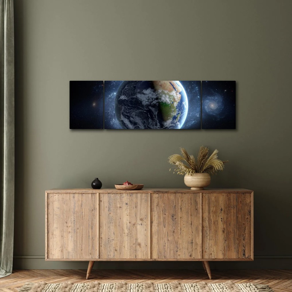Obraz - Widok z kosmosu (170x50 cm)