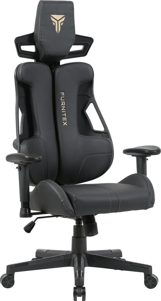 Czarny fotel do gamingu FB42-FX