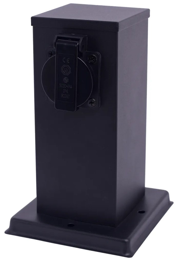 Słupek Ogrodowy Electric 20cm 2 Gniazda, słupek na kontakt, gniazdko