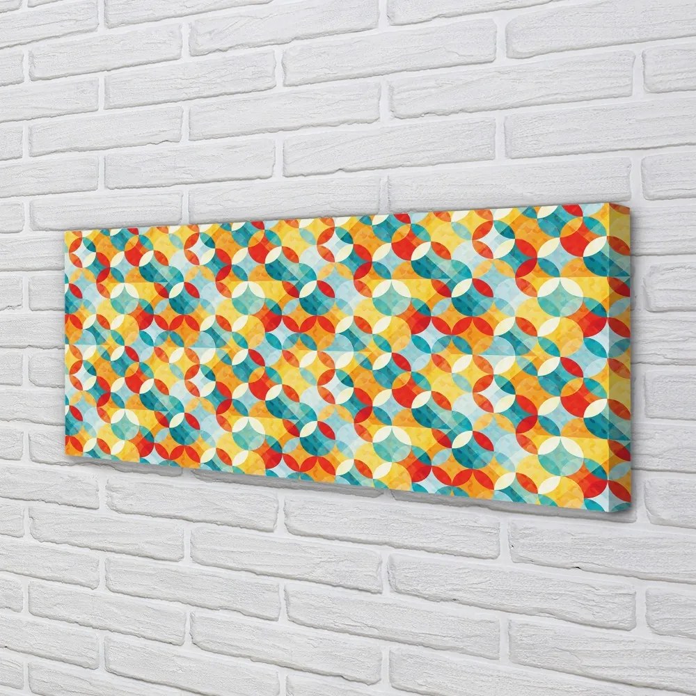 Zdjęcie na płótnie Barwne Wzory Geometryczne