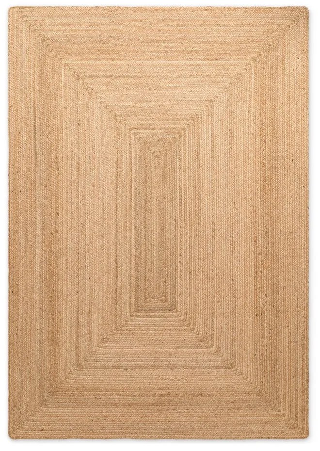 Dywan z juty dwustronny/tkany ręcznie w naturalnym kolorze 80x150 cm Juno – Hanse Home