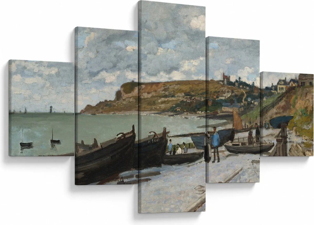 Obraz - Claude Monet, Sainte Adresse, reprodukcje (125x70 cm)