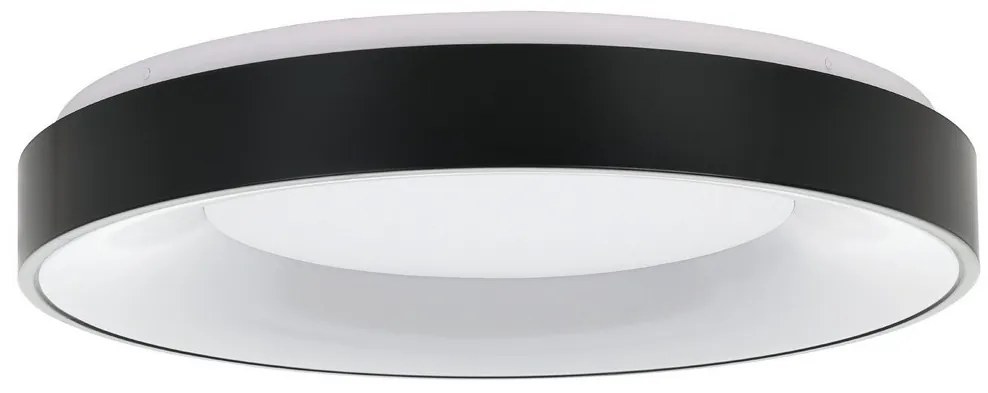 Eglo 75661 - LED Plafon ściemnialny JUTIO 4xLED/8,1W/230V czarny + pilot