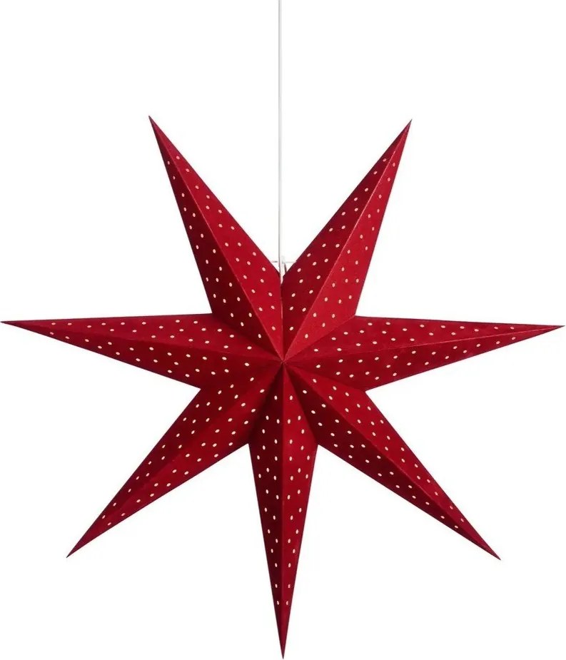 Czerwona świąteczna wisząca dekoracja świetlna Clara – Markslöjd