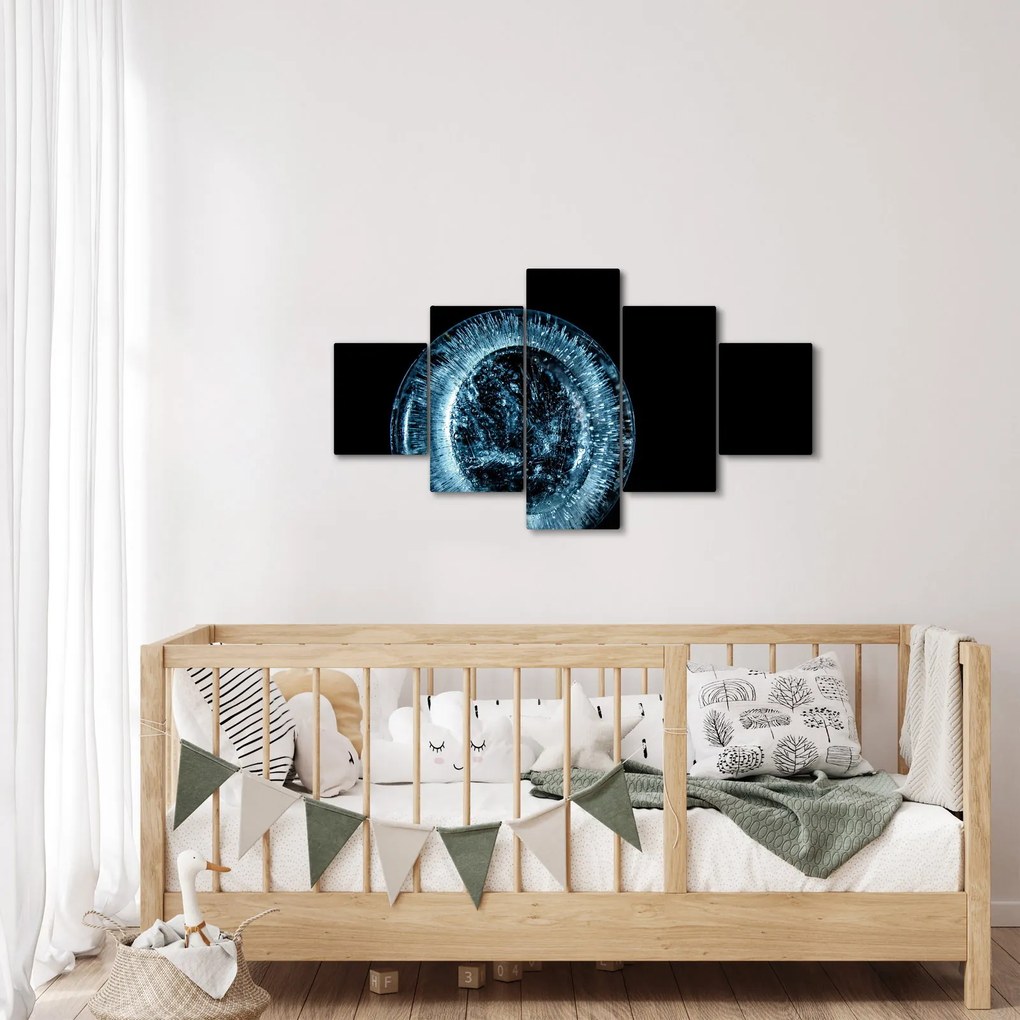 Obraz kropli lodu (125x70 cm)