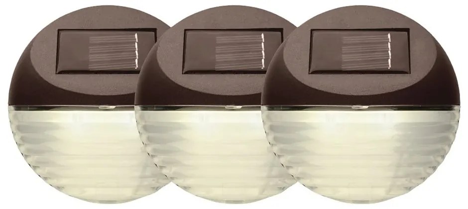 Zewnętrzne lampy ścienne zestaw 3 szt. LED ø 11 cm Fency – Star Trading