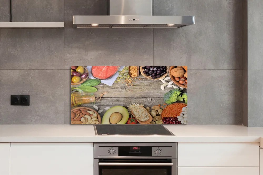 Panel nad Blat Kuchenny Zdrowa Kompozycja Warzywna