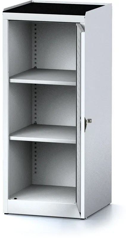 Szafa warsztatowa MECHANIC, 1170 x 490 x 500 mm, 2 półki, szare drzwi