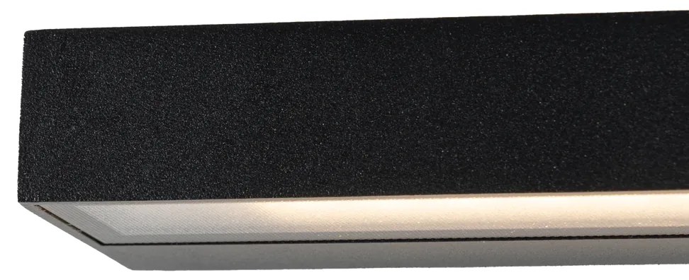 Zewnetrzna Nowoczesna lampa ścienna czarna z LED IP65 - Hannah Nowoczesny Oswietlenie zewnetrzne