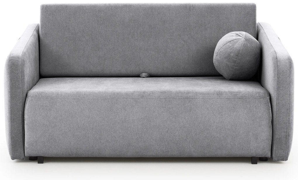 Sofa Zeldia 155 z funkcją spania - szary szenil hydrofobowy Spring 1102